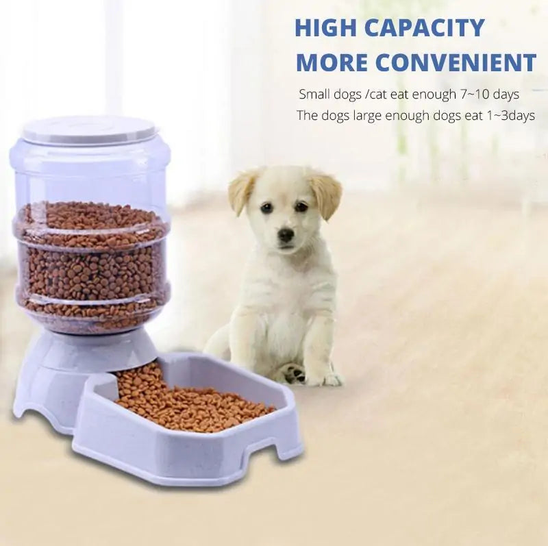 Smart Automatic Pet Feeder dispensing scheduled meals with portion control and easy-to-clean design