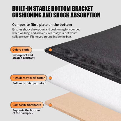 Pet Front Carry Chest Backpack – Stylish, Secure & Super Comfortable for Outdoor Adventures