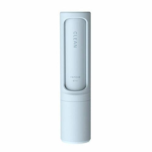 Portable reusable pet hair remover brush with self-cleaning and dustbin